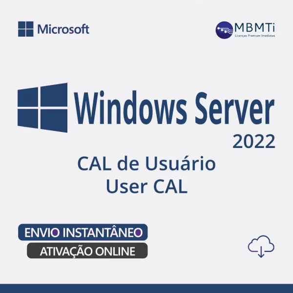 cal de usuário para windows server 2022 user cal
